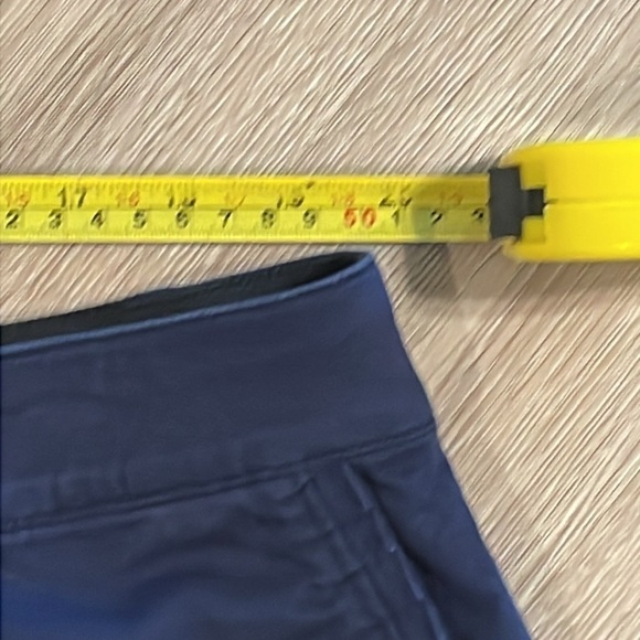 Lane Bryant Women Shorts Size 20 Blue High Rise Stretch Cotton Causal Classic - Picture 9 of 11